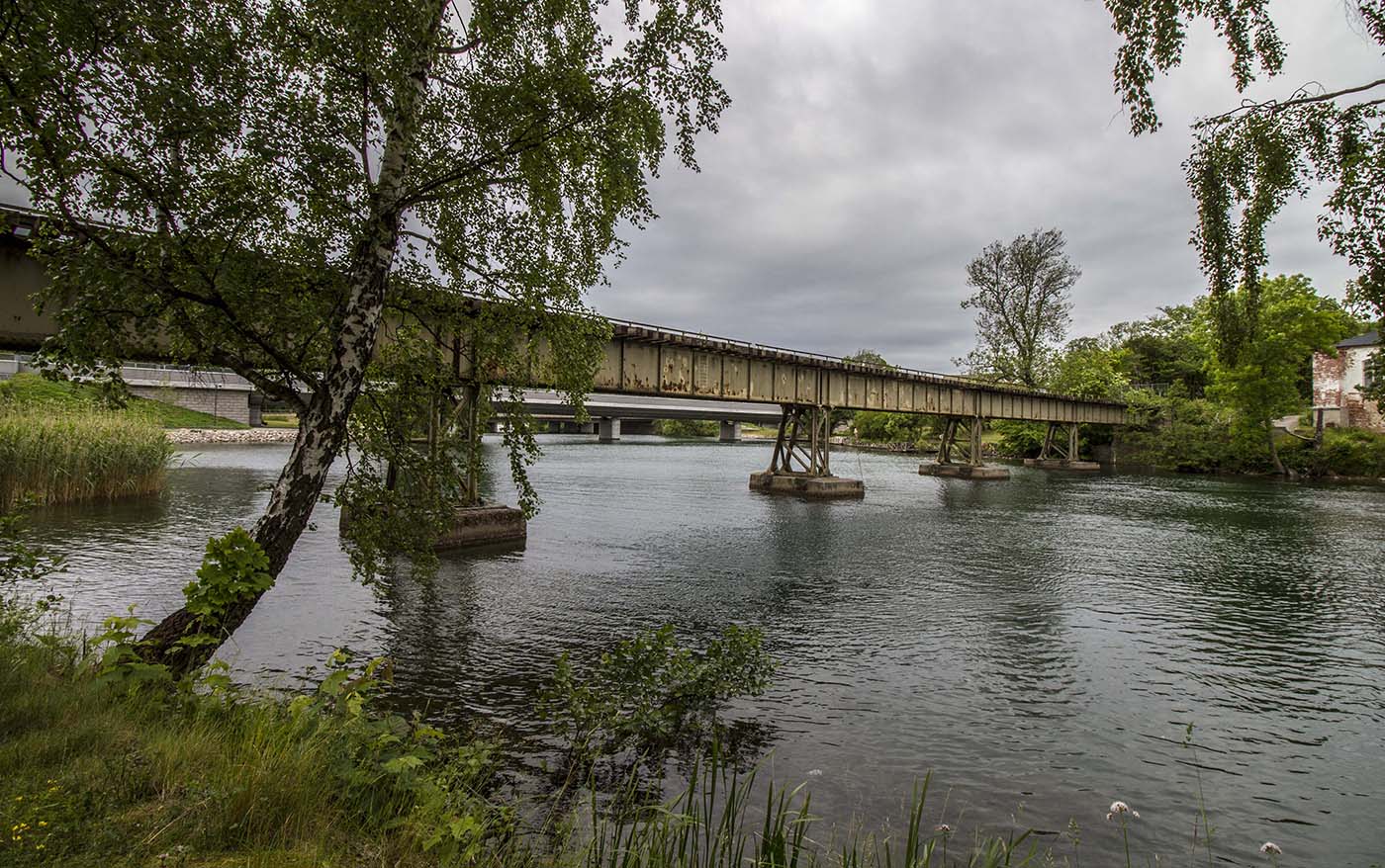 Järnvägsbro i Motala